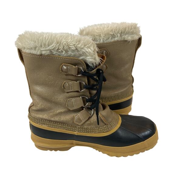 Sorel Manitou Winter Boots Insulated Waterproof Women Size 10 - Picture 6 of 15